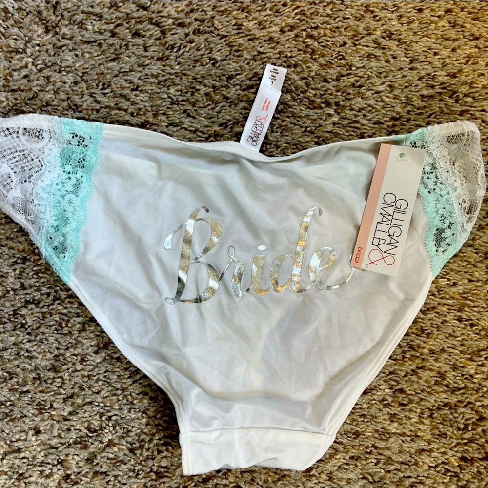Gilligan & O'Malley Bride Panties with Lace Trim